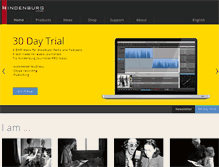 Tablet Screenshot of hindenburg.com